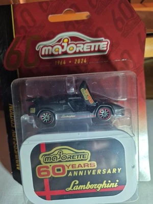 Majorette 60th Anniversary Lamborghini Countach And Collectors Tin. New. - Image 1 of 4