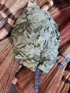 Oak broom for sauna baths banja Premium class Lot 10 p New Season - Picture 1 of 5