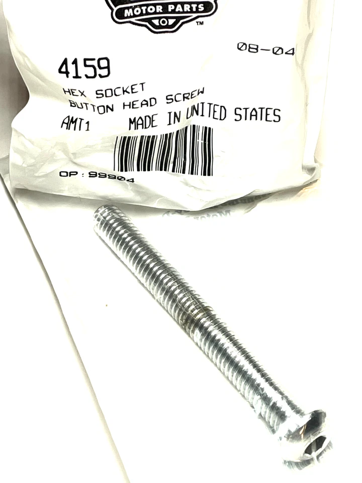 (1) UN TORNILLO CABEZA BOTÓN GENUINO HARLEY-DAVIDSON 5/16 x3 4159... envío rápido Foto 1 de 1