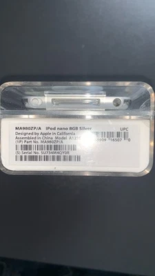 Apple iPod Nano 3. Generation 8 GB  A1236 SILBER, NEU in OVP verschweisst - Bild 1 von 4