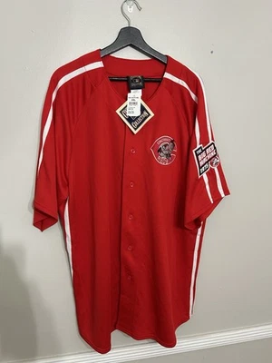Cincinnati Reds 2XL Jersey Cooperstown Collection Big Red Machine Patch NWT OOP - Image 1 of 4