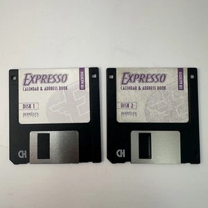 Expresso Calendar & Address Book For Macintosh 1994 Floppy Disk Berkeley System - Picture 1 of 6