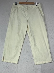 Tommy Bahama Stretch Women's Chino Pants Yellow Size 14 - Picture 1 of 9