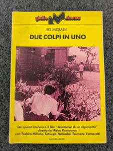 Ed Mcbain ZWEI SCHÜSSE IN EINEM Gelb Cinema Mondadori 1977 - Bild 1 von 2