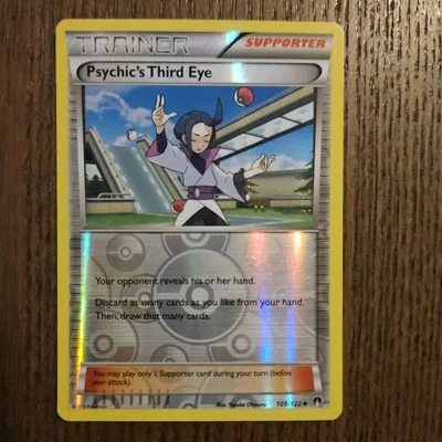 Psychic's Third Eye 108/122 Uncommon Reverse Holo XY BreakPoint - NM- 2016 - Image 1 of 2