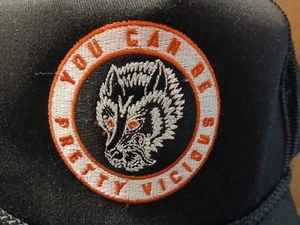 You Can be Pretty Vicious, The Struts Logo Adult Black Snapack Trucker Cap Hat - Picture 1 of 9