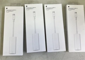 Lot of 4 *NEW IN BOX* Apple Thunderbolt 3 USB-C to Thunderbolt 2 Adapter A1790 - Picture 1 of 5
