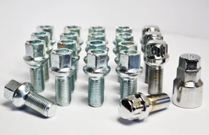 20 x OE Style M14 x 1.5, rosca de 27 mm, pernos y armarios de rueda de radio (zinc) - Imagen 1 de 3