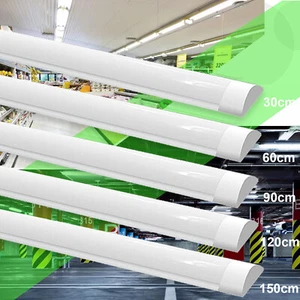 LED 30/60/90/120/150 Wannenleuchte Deckenleuchte Feuchtraumlampe Werkstatt Röhre - Bild 1 von 21