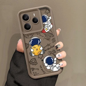For Xiaomi Redmi Note 14 13 12 11 Pro Cute Astronaut Soft Shockproof Case Cover - Picture 1 of 21