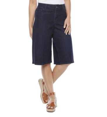 NWT Liz Claiborne Women's Denim Culotte - U Pick Size - MSRP $49/$54 - Image 1 of 2