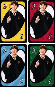 Ron Weasely 2021 Mattel Harry Potter Uno Playing Cards - Rupert Grint - Picture 1 of 2