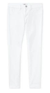 Polo Ralph Lauren Big Girls White Aubrie Denim Leggings Size 14 New - Picture 1 of 2