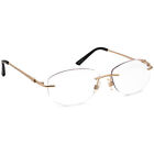 Swarovski Eyeglasses Fiora Sw5160 032 Gold Rimless Frame 55[]15 135 Crystals