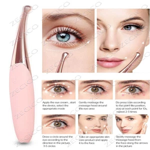 Persönlicher Augenstab Massagegerät Augen Gesicht Körper Massagegerät Gesichtsvibrierend für Frauen - Bild 1 von 12