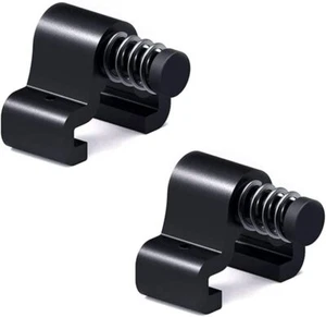Verstellbarer Federscheunentürstopper 2er-Pack für 1,57 Zoll Breite flache Scheunentürschiene - Bild 1 von 10