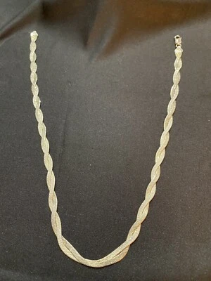 Collar de espiga dorado de dos tonos Foto 1 de 4