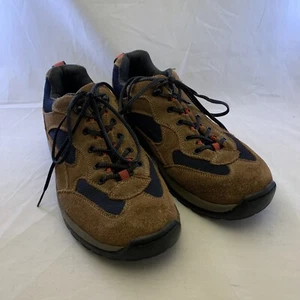 Zapatos de Senderismo para Hombres Lands End 9HM 73779 Marrón Gamuza Caminar Exterior Con Cordones - Imagen 1 de 8