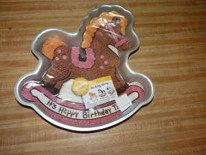 Wilton Cake Pan Rocking Horse 1984 w/ instructions BUILD YOUR LOT  - Bild 1 von 3