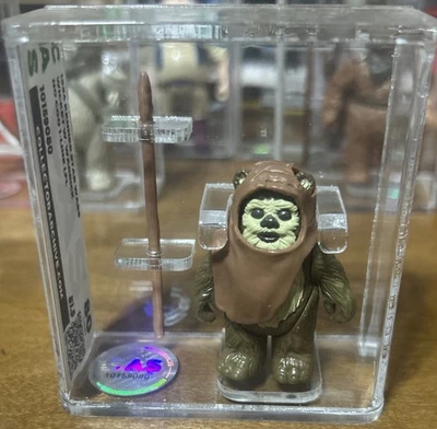 Star Wars 1984 Vintage Kenner ROTJ Wicket W. Warrick CAS 80 Recém Classificado - Imagem 1 de 4