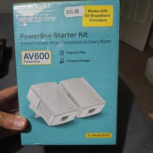 TP-LINK AV600 Nano Powerline Adapter Starter Kit - TL-PA4010KIT - Photo 1/3