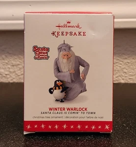 2016 Hallmark Keepsake Winter Warlock nuovo con scatola Babbo Natale sta arrivando in città, HTF - Foto 1 di 5