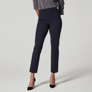 Pantalones Ponte SPANX The Perfect Ajustados Rectos Azul Marino Para Mujer Talla Grande - Imagen 1 de 10