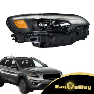 For 2019-2022 Jeep Cherokee Right Side LED Headlamp Headlight Assembly W/ballast Foto 1 de 4