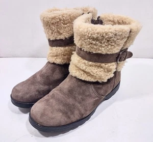 UGG Blayre II Brown Shearling Water Resistant Boot US 9 Leather Sheepskin - Picture 1 of 10