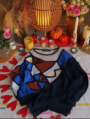 Suéter Escada de Margaretha Ley Archive, años 80 Alemania Occidental, algodón, 36 Foto 1 de 4