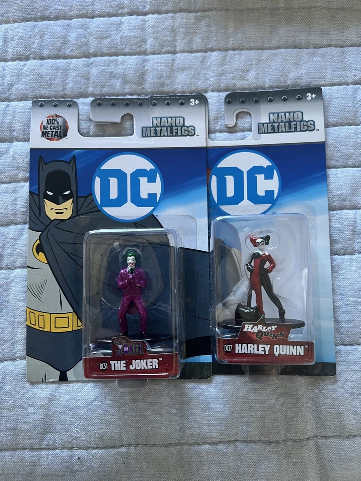 Juguetes DC Nano Metal Figs Harley Quinn & The Joker Jada Foto 1 de 1