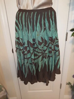 Falda Boho Kaktus Completa Lentejuelas Talla M Foto 1 de 4