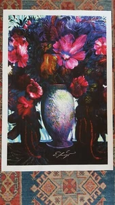 FUCHS Ernst - Großes blaues Blumenbouquet - Picture 1 of 5