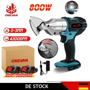 Für Makita 18V Akku Blechschere Akkuschere 800W Elektrisch Schere Blechschneider - Bild 1 von 16