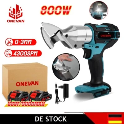Für Makita 18V Akku Blechschere Akkuschere 800W Elektrisch Schere Blechschneider - Bild 1 von 4