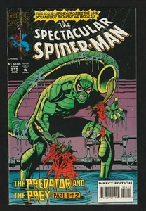 The Spectacular Spider-Man #215 (1994) Marvel ~ The Predator And The Prey - Picture 1 of 2