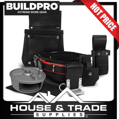 BuildPro Steel Fixing Fixers Set 6 Piece Leather Heavy Duty REEL SFS - Image 1 of 4