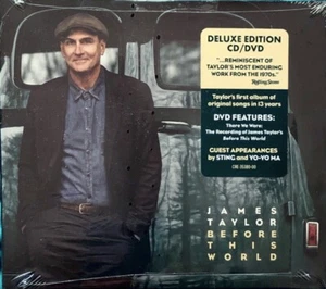 JAMES TAYLOR BEFORE THIS WORLD DELUXE EDITION CD & DVD SEALED PROMO CD STING - Picture 1 of 3