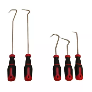 5 Pc Professional Pick Set Picker Hand Tool Long Reach Handle Remover L Pick - Foto 1 di 3