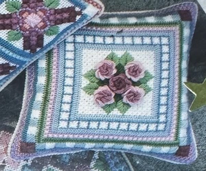 Kit de almohada con aguja jardín irlandés color árbol alfombra - Imagen 1 de 7