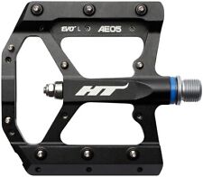 HT Components AE05(EVO+) Pedals - Platform, Aluminum, 9/16", Black
