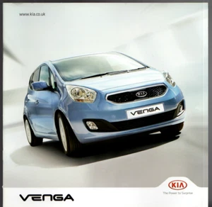 Kia Venga 2012-15 UK Market Sales Brochure 1 Air 2 3 Sat Nav - Picture 1 of 3