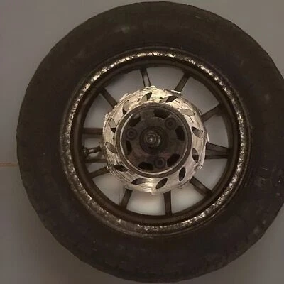 Tauris Piccadilly Vorderrad Felge Und Reifen Vorne Bild-Felge MT2.15x10 braun - Bild 1 von 4