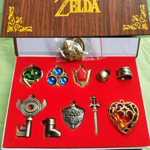 10 piezas Legend Zelda Llaveros Armas Colgante Adorno Colección Unisex - Imagen 1 de 1