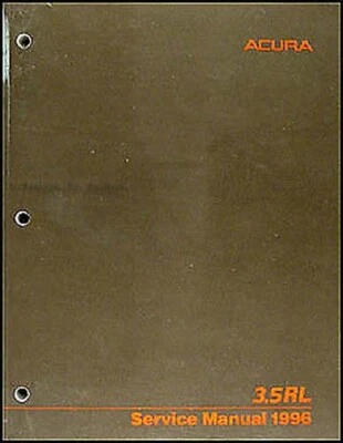Manuale Originale Di Officina Acura 3.5 RL 1996 3.5RL - Immagine 1 di 2
