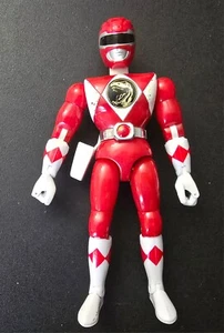 1994 Bandai Mighty Morphin Power Rangers Jason Red Ranger Karate Kick Action - Bild 1 von 2