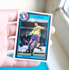 PANINI U.N.F.P. CHRISTOPHE GALTIER N° 142 Football 1993 TOULOUSE cardboard card