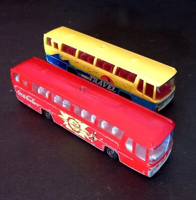 MAJORETTE 1:87 - 2 PULLMAN - Travel Coca Cola - N. 373 - Leggi Descrizione  - Immagine 1 di 4