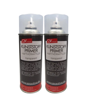 KUNSTSTOFF PRIMER 2x 400ml Kunststoff Haftgrund Haftvermittler Grundierung - Bild 1 von 2