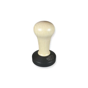 MOTTA Professional Barista Tamper Tool White Wood Flat Base 58mm Made in Italy - Picture 1 of 4